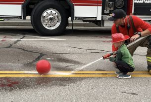 Music On Main! Firefighters Wow The Kids!