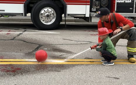 Music On Main! Firefighters Wow The Kids!