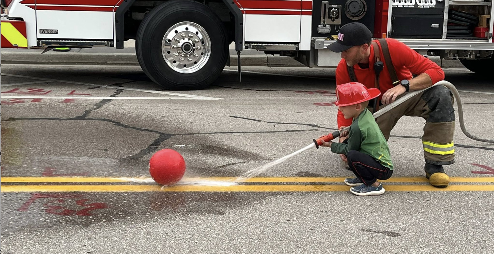 Music On Main! Firefighters Wow The Kids!