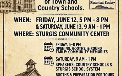 Hey Sturgis! Mark Your Calendars!