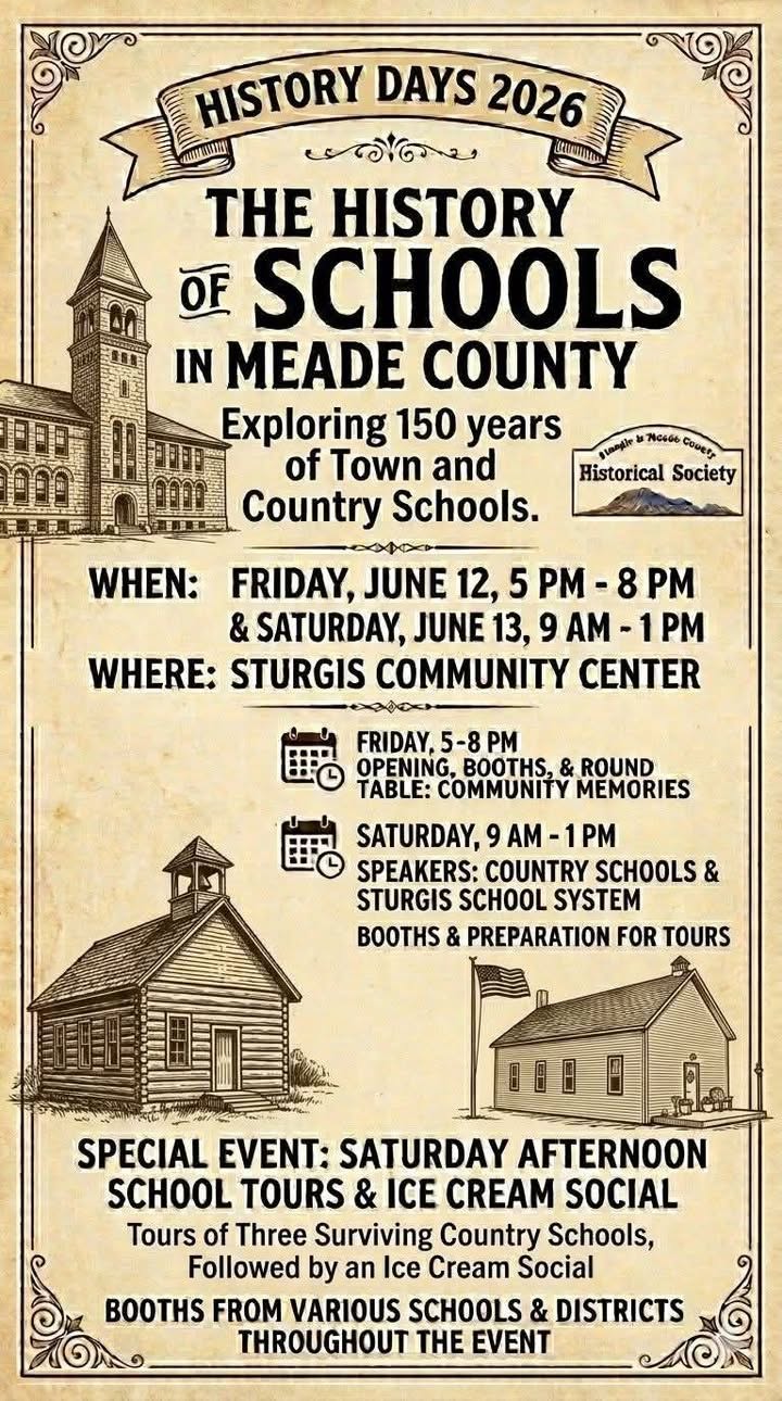 Hey Sturgis! Mark Your Calendars!