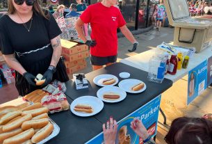 Grocery ‘Art and Hot Dogs! Drool, Drool!