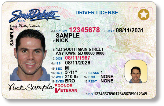Check This Out! South Dakota Driver Licensing Launches New Driver’s License Design